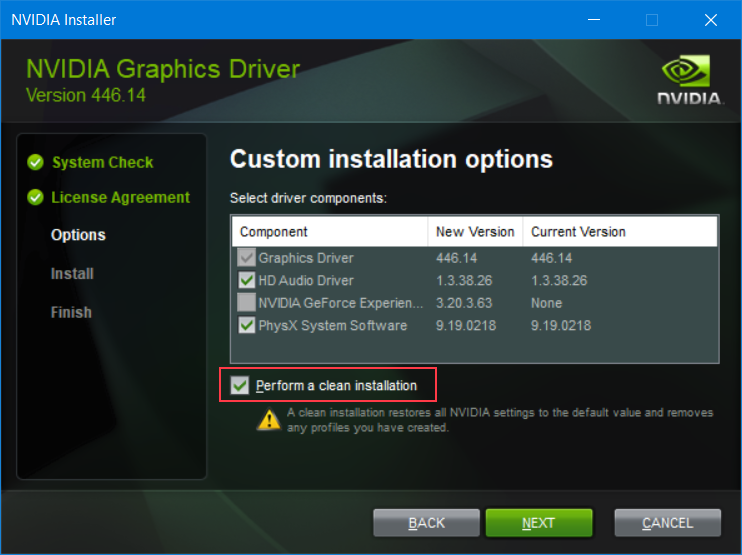 446.14 best sale nvidia download